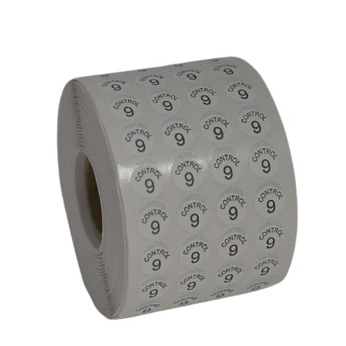 Etiketleme Makinesi Kontrol Etiket 9 No (5 Rulo 50.000 Adet)