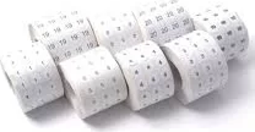 Fdm Numaralı Etiket 17 Numara (1 Rulo 5000 Adet)