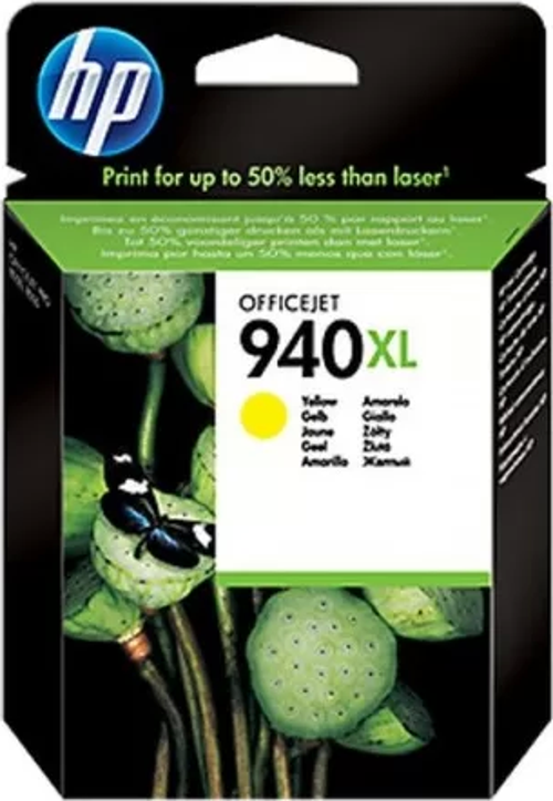 OUTLET HP C4909AE 940XL SARI ORJİNAL MÜREKKEP KARTUŞ 1400 SAYFA YÜKSEK KAPASİTE (PRO8000 PRO8500 PRO8500A)