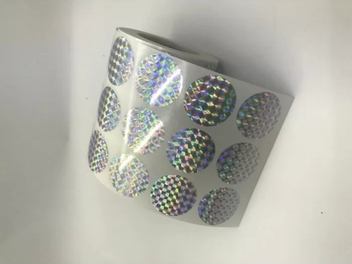 HOLOGRAM PLASTİK YUVARLAK ETİKET 30 MM 2000 Lİ SARIM