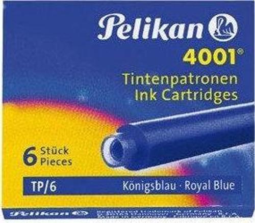 4001 Mavi Dolmakalem Kartuşu Küçük Boy (6 lı Paket)