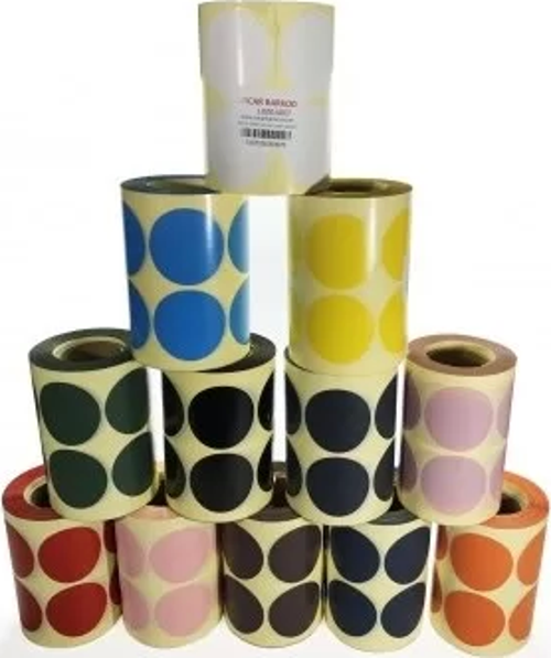RENKLİ NOKTA ETİKETİ 45MM 1000´Lİ (LACİVERT)