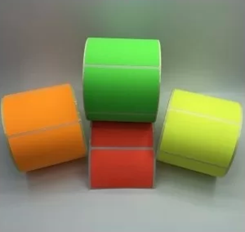 NEON ETİKET 40X80 1.000´Lİ (KIRMIZI)