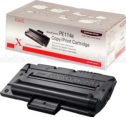 OUTLET XEROX 013R00607 SİYAH ORJİNAL TONER 3000 SAYFA (WORKCENTRE PE114E)