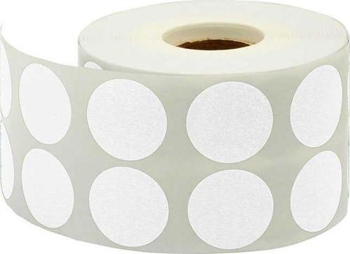 Nokta Etiketi 25 mm 2500 Etiket Beyaz