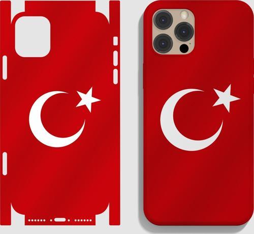 Google Pixel 6 Pro Türk Bayrağı Fullbody Arka Kaplama