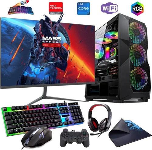 I5 12400F 16GB DDR4 480SSD 8GB RX580 24" Mon. Oyun Bilgisayarı (Gaming SET)