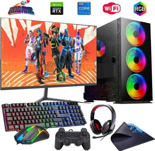 İ7 13700F 16GB DDR4 480SSD 12GB RTX3060 24" Mon. Oyun Bilgisayarı (Gaming SET)