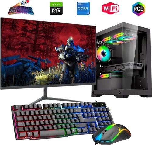 İ7 13700F 16GB DDR4 480SSD 8GB RTX3050 24" Mon. Oyun Bilgisayarı