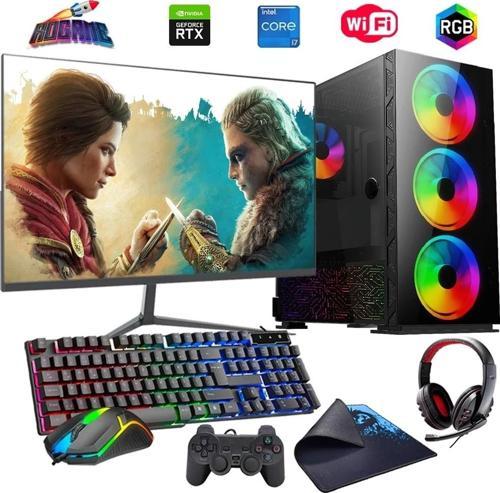 i7 14700F 16GB DDR4 480SSD 12GB RTX3060 27" 165Hz Mon. Oyun Bilgisayarı (Gaming SET)