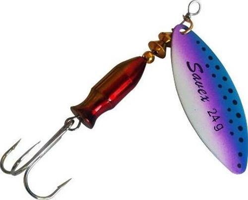 Turna Levrek Alabalık Döner Olta Kaşık - Alp Long - Rainbo Mavi - No:3/24GR