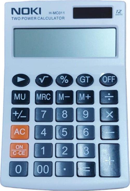 Hesap Makinesi 12 Hane Beyaz H-Mc011