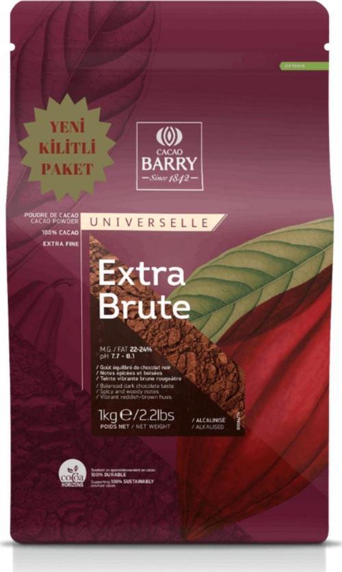 Extra Brute Kakao 1 Kg (%22-%24 Yağlı)