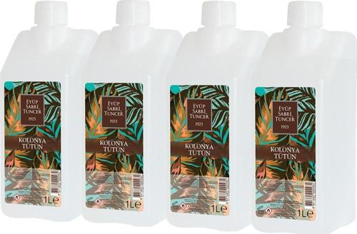 Tütün Kolonyası Yedek Şişe 1 Litre x 4 Adet