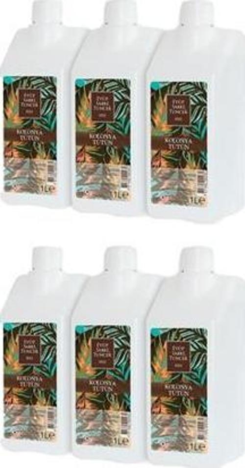 Tütün Kolonyası Yedek Şişe 1 Litre x 6 Adet
