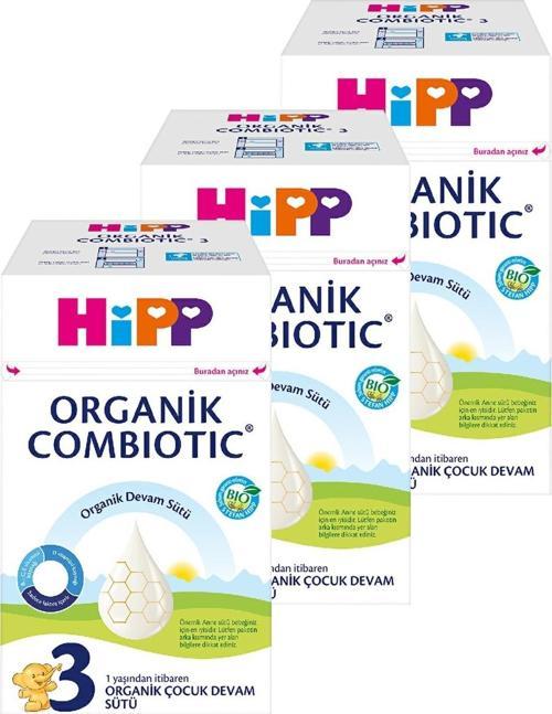 3 Combiotic Organik Devam Sütü 800 gr x 3 Adet