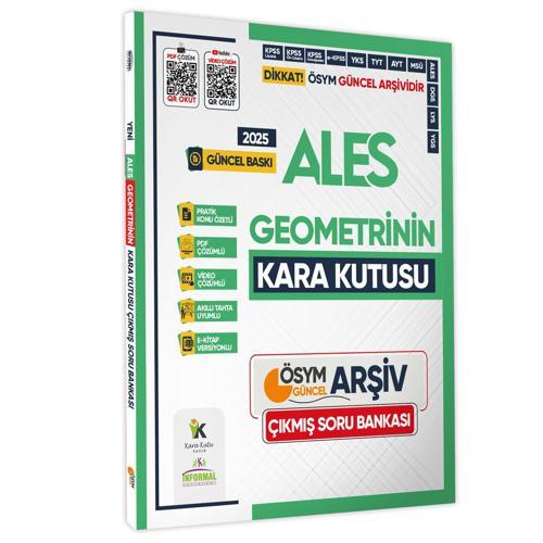 2025 ALES GEOMETRİNİN Kara Kutusu ÖSYM Çıkmış Soru Havuzu Bankası Konu Özetli Video/PDF Çözümlü