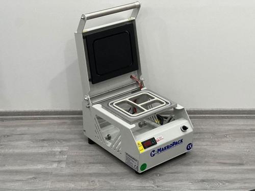 Eko Model Kase Kapatma Makinesı Yemek Tabldot Kapatma Makinesı 3 Bölmeli Gri