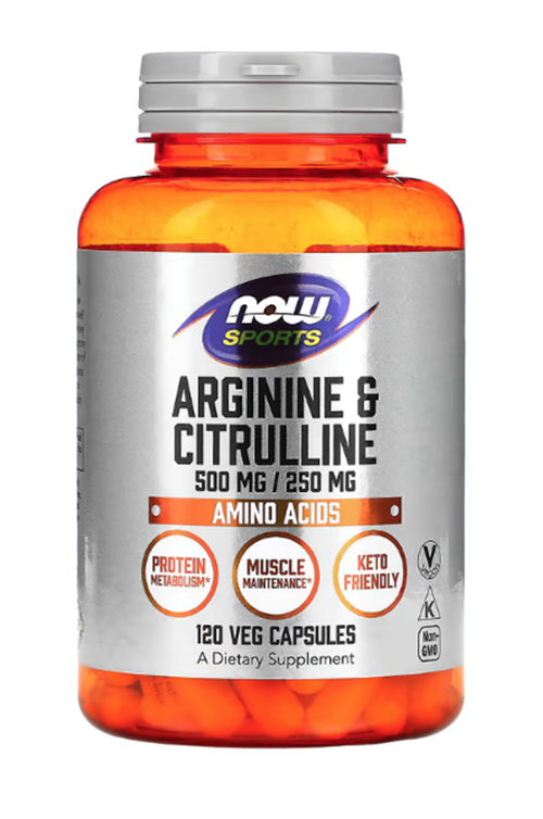 , Sports, Arginine & Citrulline, 750mg 120 Veg Capsules 3740
