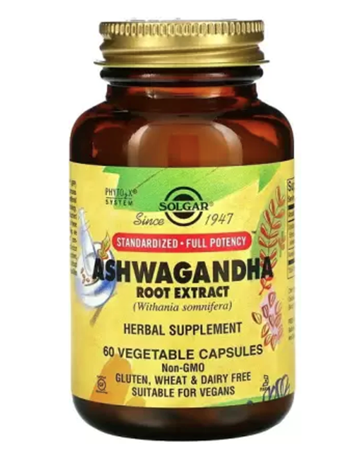 Ashwagandha Root Extract, 60 Vegetable Capsules.USA MENŞEİ.3735