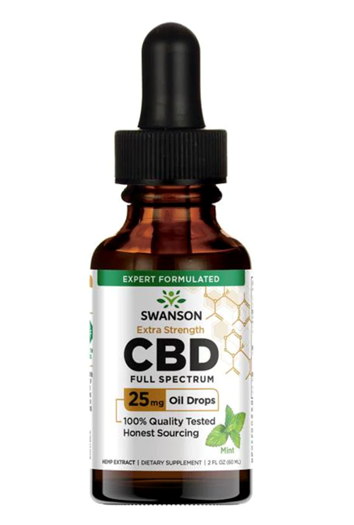 Ultra- Extra Strength CBD Full Spectrum - Mint 60ML 60 Servis..USA MENŞEİ 3571