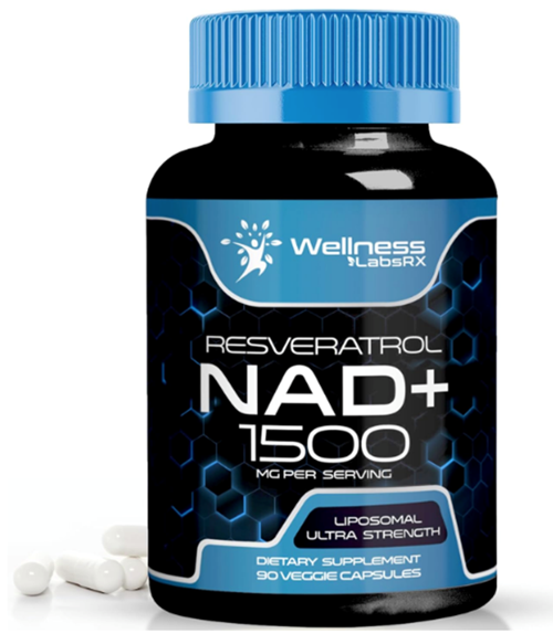 WELLNESS LABS Liposomal NAD 1500mg - with Resveratrol 90 Capsul.Usa Menşei.OZELSPORCUGIDALARIN'DAN 