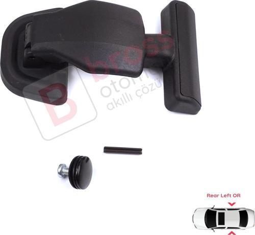 Ford Transit Tourneo Courier C4A B460 MK1 2014-2023 5-Kapı için Arka Sürgü Kapı Kelebek Cam Mandalı