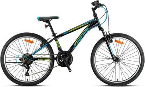 MARS PLUS - 24  - MTB - 12' - 21 Vites - V.B - Parlak Siyah-Lime/Mavi