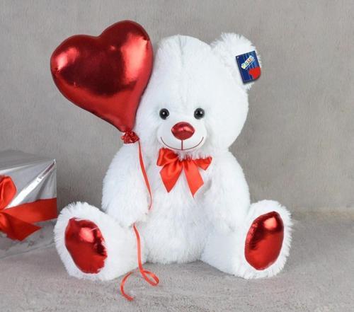 Oyuncak Peluş Ayıcık Balonlu 40 CM - Uyku Ve Oyun Arkadaşı Peluş Oyuncak