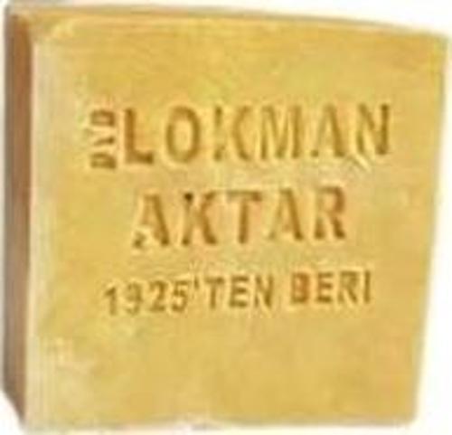 lokman aktar El Yapımı Kükürtlü Sabun 6.5 x 6.5 x 2.5 CM 1 Adet
