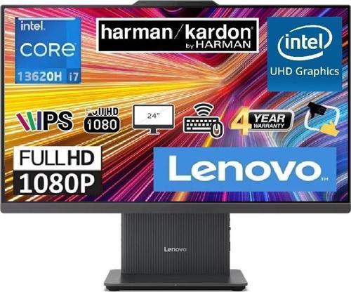 Ideacentre 24IRH9  Intel Core I7-13620H 16GB 512GB SSD Intel UHD Graphics 24'' Fhd IPS W11P F0HN00EATR AIO +Snertech