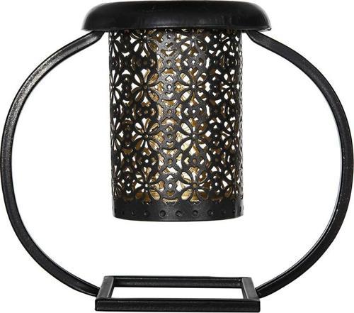 Rumi Kesme Metal Standlı Mumluk 17cm