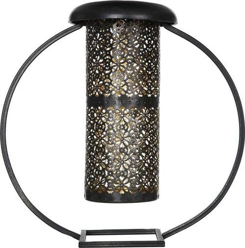 Rumi Kesme Metal Standlı Mumluk 28cm