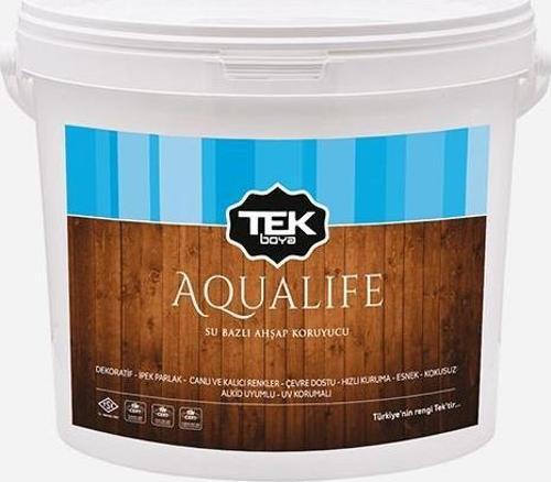 TEK AQUALIFE SU BAZLI AHŞAP KORUYUCU KESTANE 0,75 LT