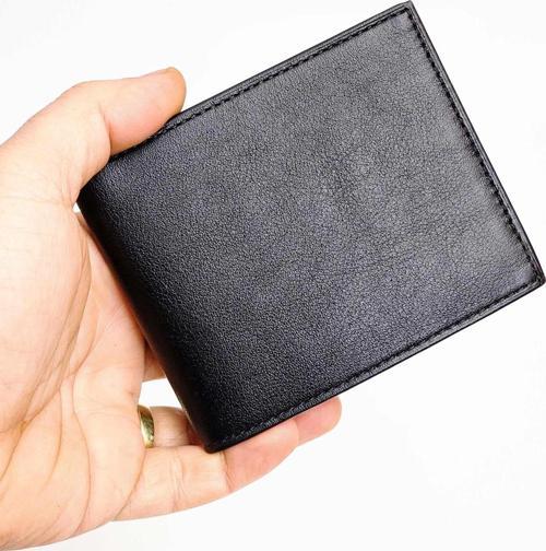 Exculisve Model Orijinal Hakiki Deri Unisex Cüzdan Portföy Süper İnce model Siyah