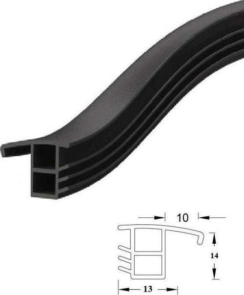 Çelik Kapı Kasa Fitili Çelik Kapı Contası 6 Metre Siyah ÇLK-22Bİ