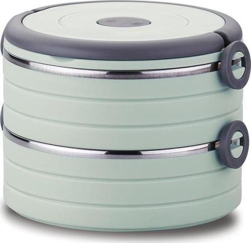 A5525-1 ESSENTİALS WARM BESLENME KUTUSU SEFER TASI 1200ML YEŞİL