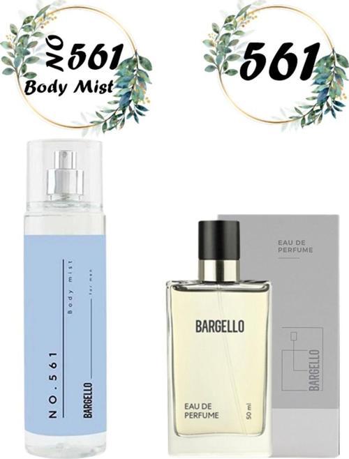 561 Erkek Parfüm Fresh 50 ML EDP + No 561 Erkek Body Mist Vücut Spreyi 210 ML Parfüm Seti