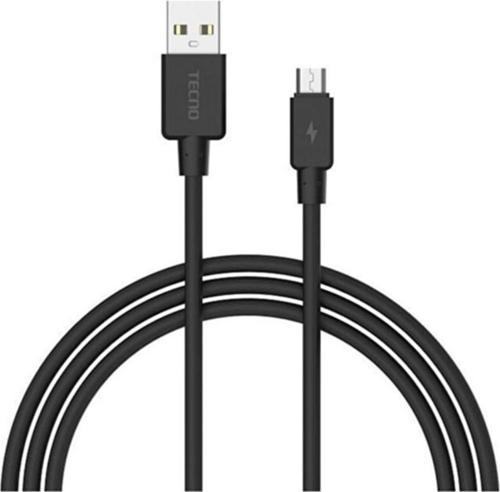 Casper Via E3 2023 Güçlü 2A UsbA to Micro Hızlı Data ve Şarj Kablosu 1m Siyah
