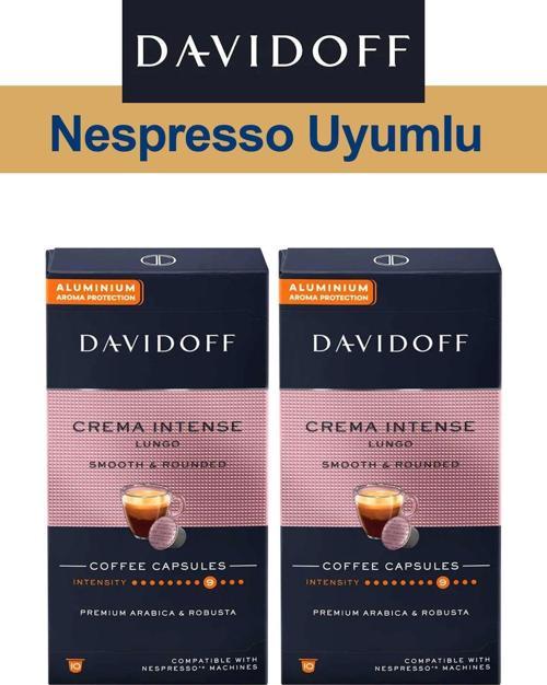 Nespresso Uyumlu Kapsül Kahve Crema Intense 2 x 10 adet