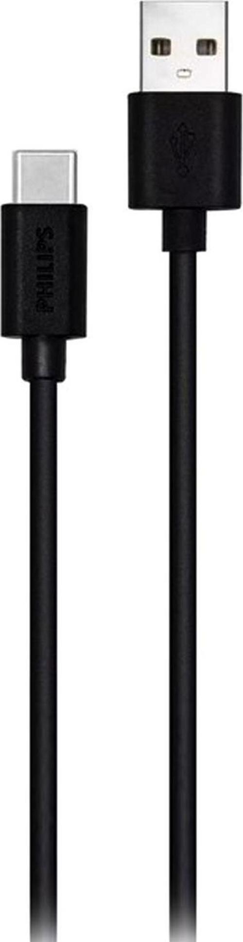 DLC3541A/00 1.2M UsbA to Type-C Hızlı Şarj ve Data Kablosu Siyah