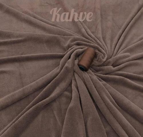 Welsoft Kumaş Yolluk Ve Halı Örtüsü Düz Kahverengi