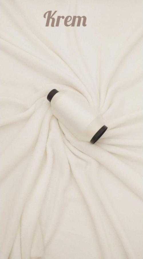 Welsoft Kumaş Yolluk Ve Halı Örtüsü Düz Krem