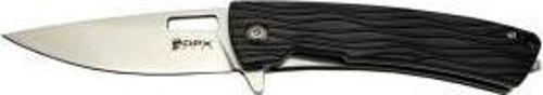 Dpx Gear Aculus F004 BK Siyah Kurtarma / Kamp Çakı 18cm - Yarı Otomatik, Cam Kırma Aparatlı, Kemerlikli, Kutulu