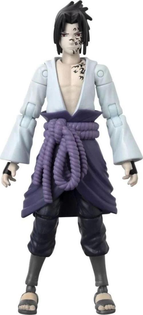Bandai Anime Heroes Naruto Sasuke Uchiha Figür Ve Aksesuar Seti 16 Cm