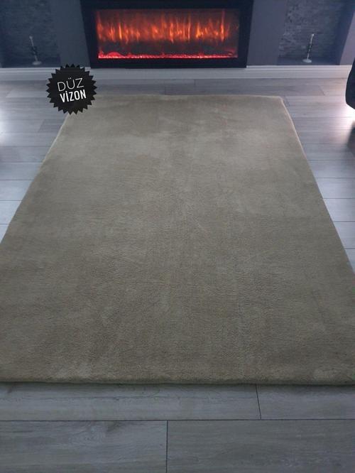 Halı Örtüsü Welsoft Kumaş Yolluk Ve Halı Örtüsü Düz Vizon