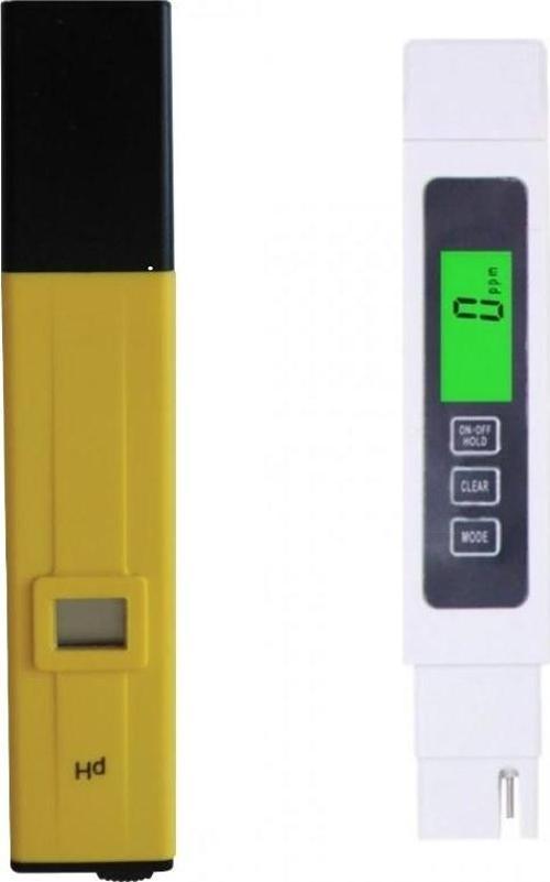 TDS Metre İletkenlik Ölçer ve Ph metre Ph Ölçer 2 li Set