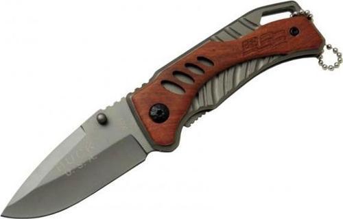 Buck X61 Ahşap Çakı 15,5 cm Manuel, Kemerlikli