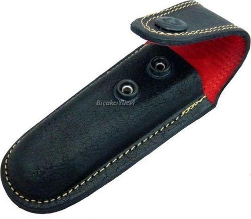 Hakiki Deri Çakı Kılıfı No:3 - 13 cm, Kemerlikli