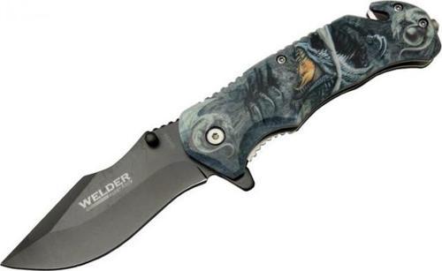 Kurtarma Çakısı 21,5 cm Yarı Otomatik , Kemerlikli